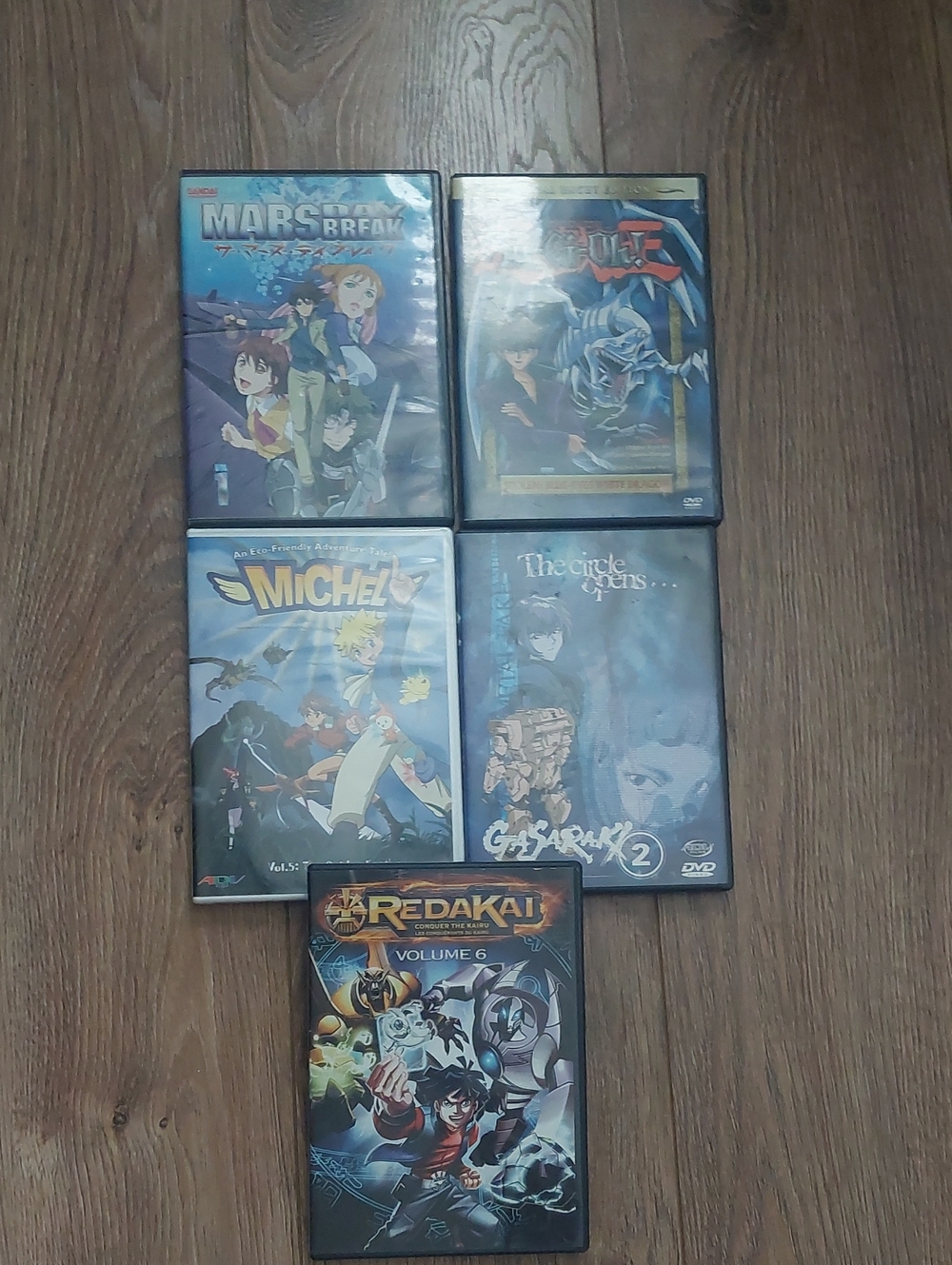 Anime Lot Dvd Yu-gi-oh, Mars Day Break Michel Gasaraki